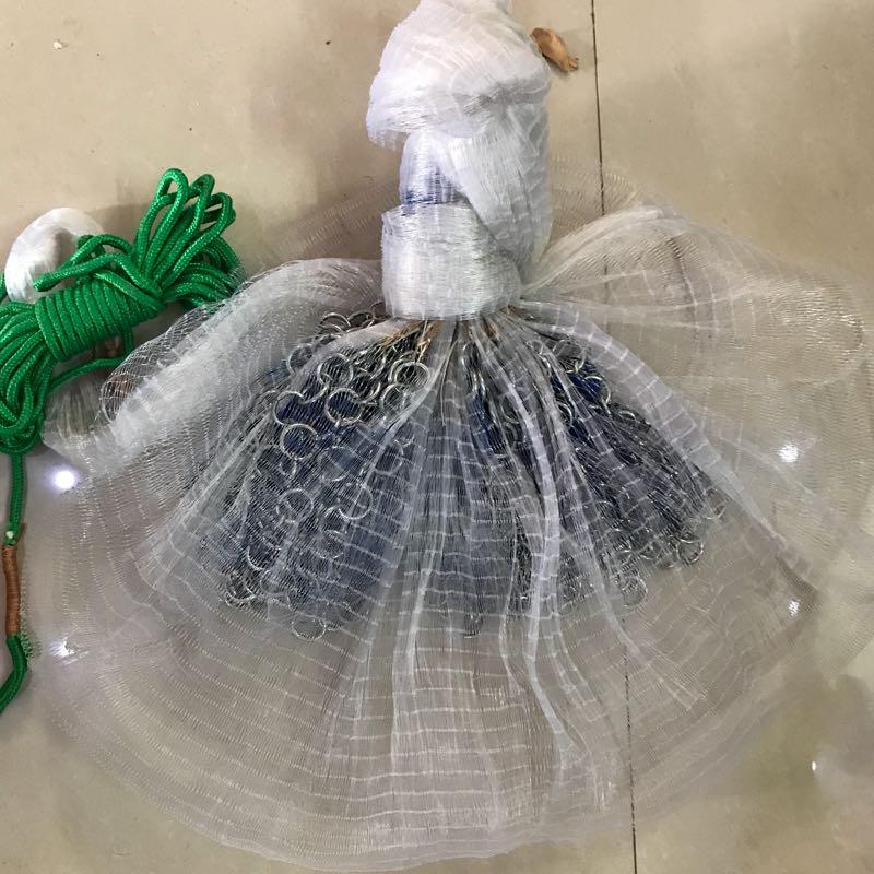 chài dù cước đánh cá chân xích thái lan 4kg bung 6m