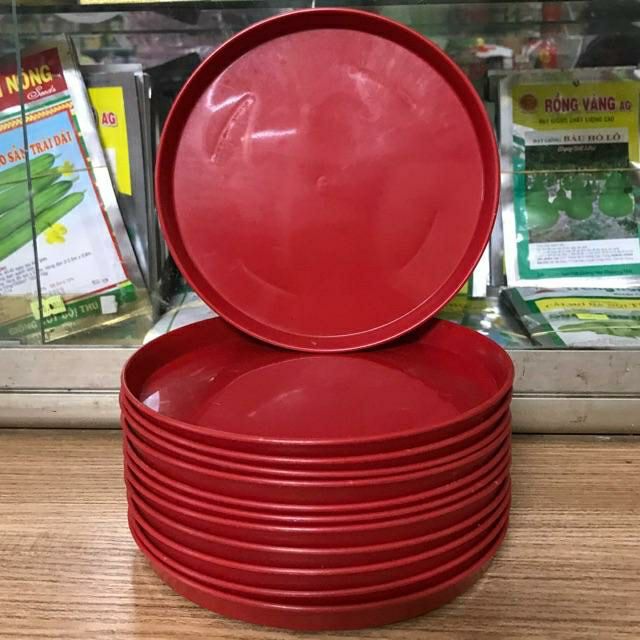 dĩa lót chậu trồng cây đk 17cm