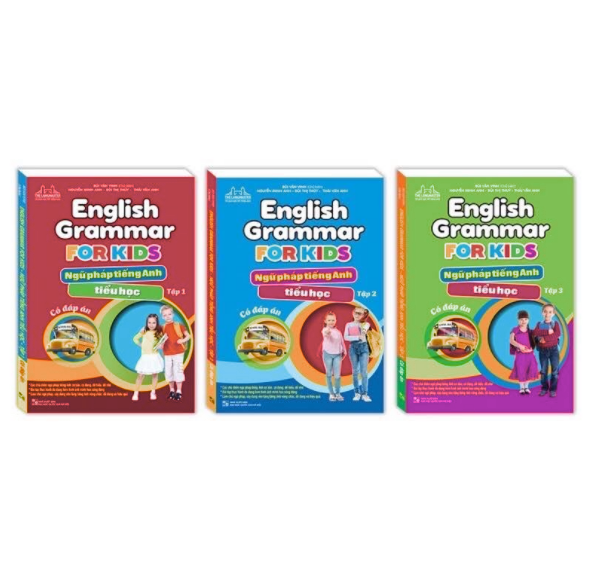 Combo 3 cuốn English Grammar For Kids - Ngữ Pháp Tiếng Anh Tiểu Học