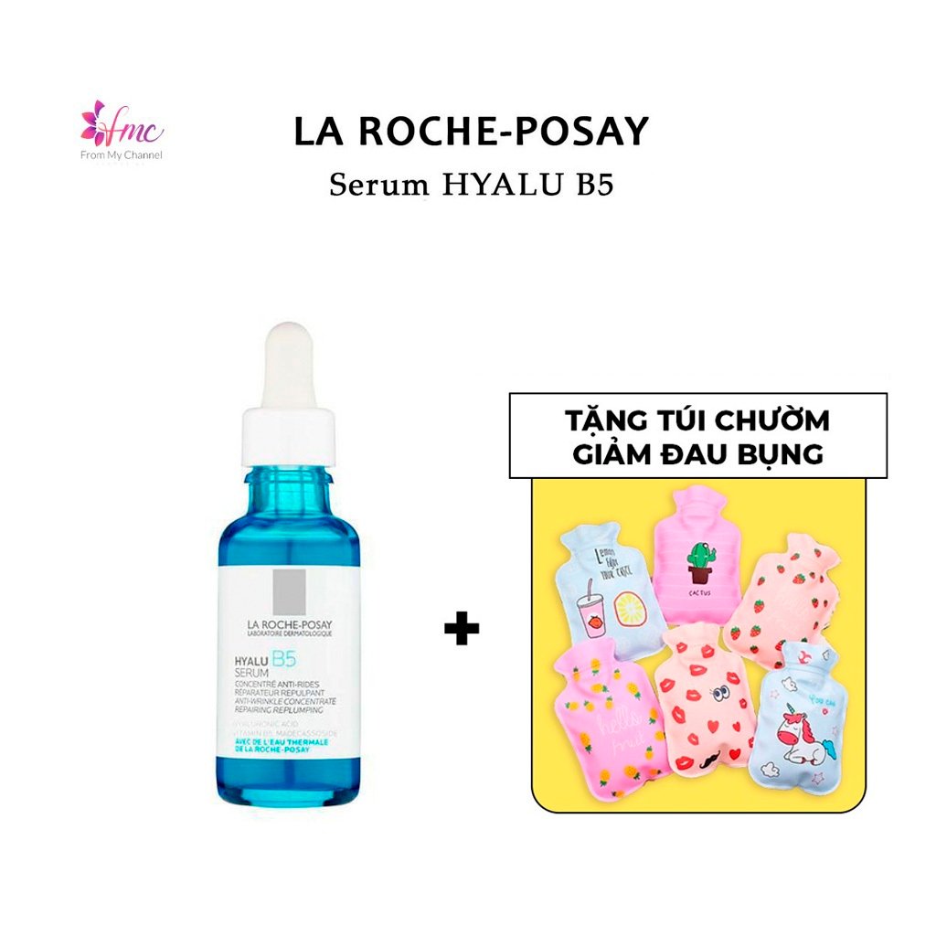 La Roche-Posay Hyalu B5 Serum phục hồi và tái tạo da 30ml + Tặng 1 túi chườm giảm đau bụng