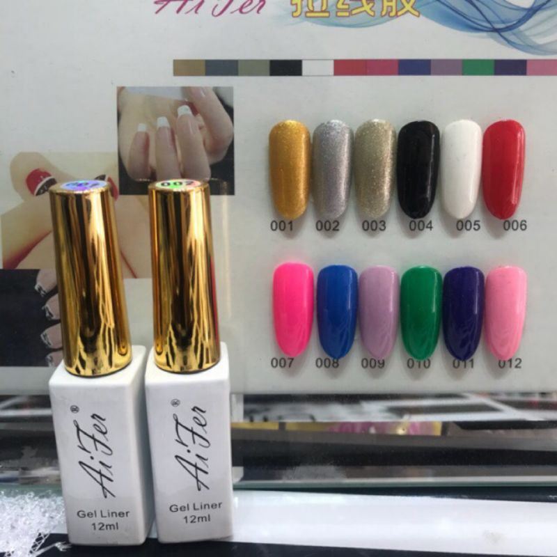 cọ nét gel lẻ màu
