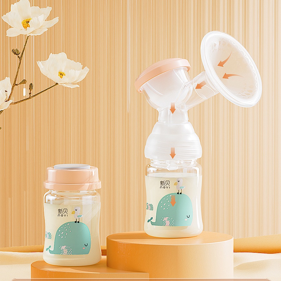 Bình trữ sữa NEVI thuỷ tinh