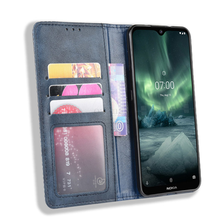 Bao da Nokia 7.2 dạng ví Luxury Leather