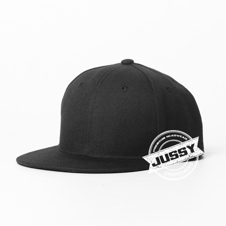 [HCM]MŨ SNAPBACK NAM THỜI TRANG TRƠN - ĐEN