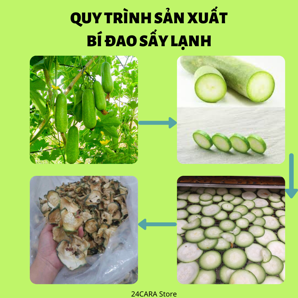 20gr Bí đao thái lát sấy lạnh - Giảm cân thanh nhiệt