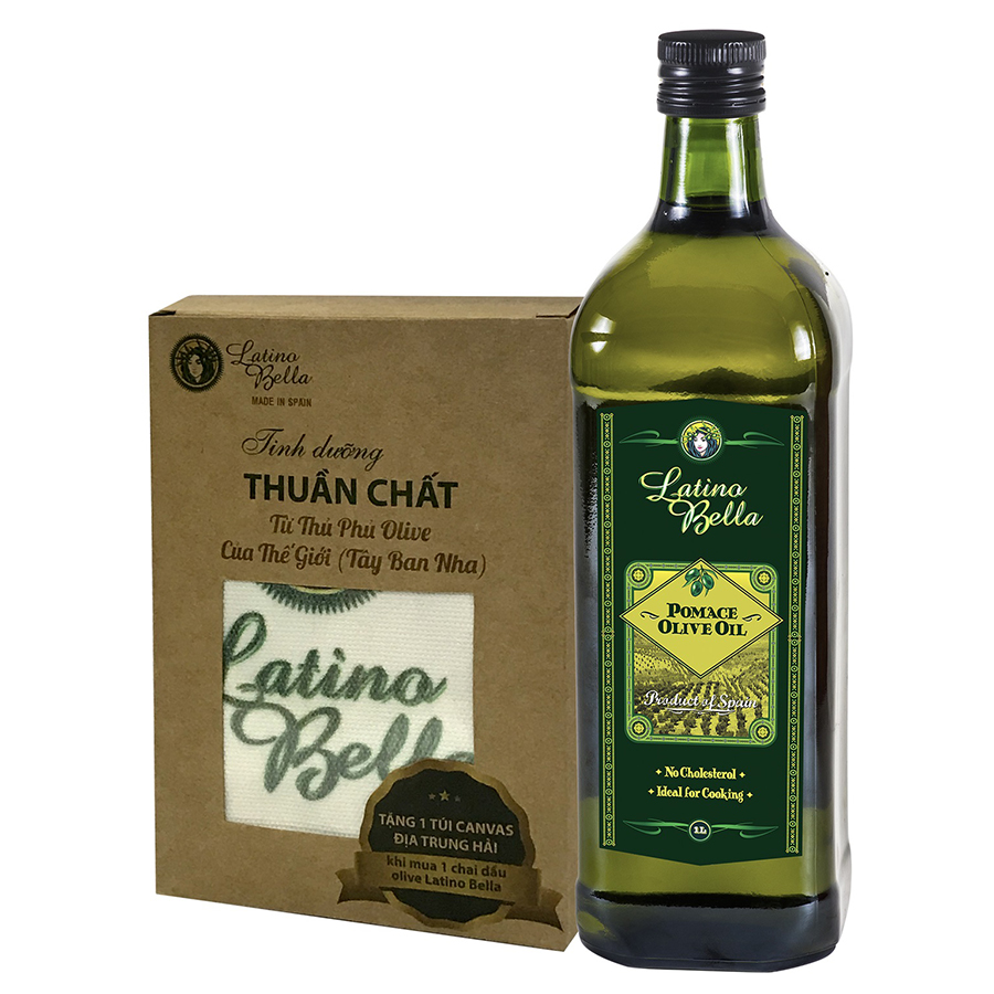 Dầu Oliu Pomace Latino Bella 1L