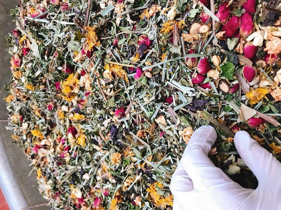 Xông mặt thảo dược handmade 100g
