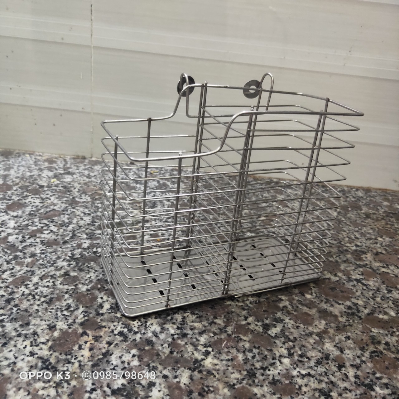 Ống đũa Inox loại 2 ngăn tiện ích