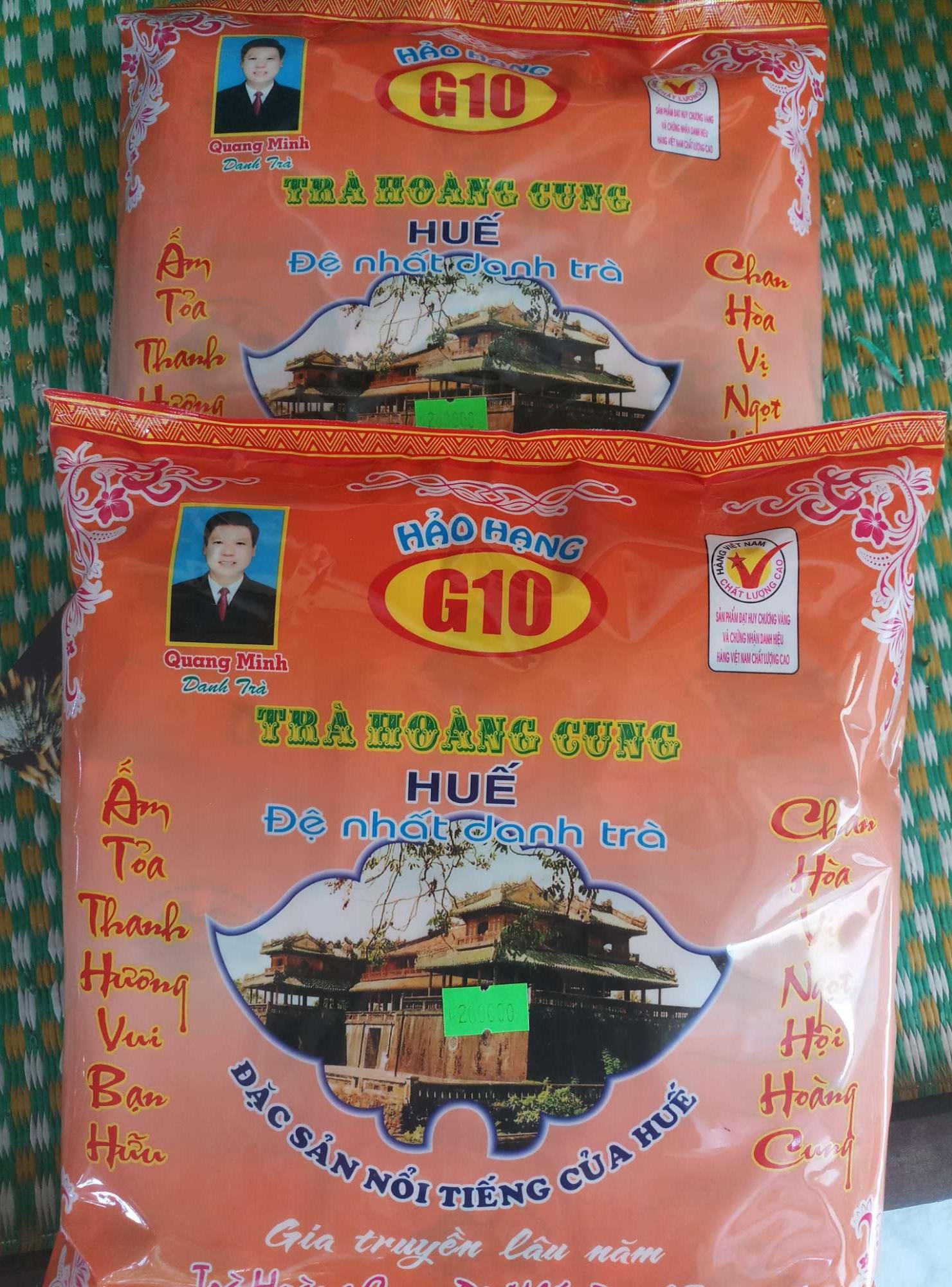 Trà HOÀNG CUNG G10 đặc sản Huế