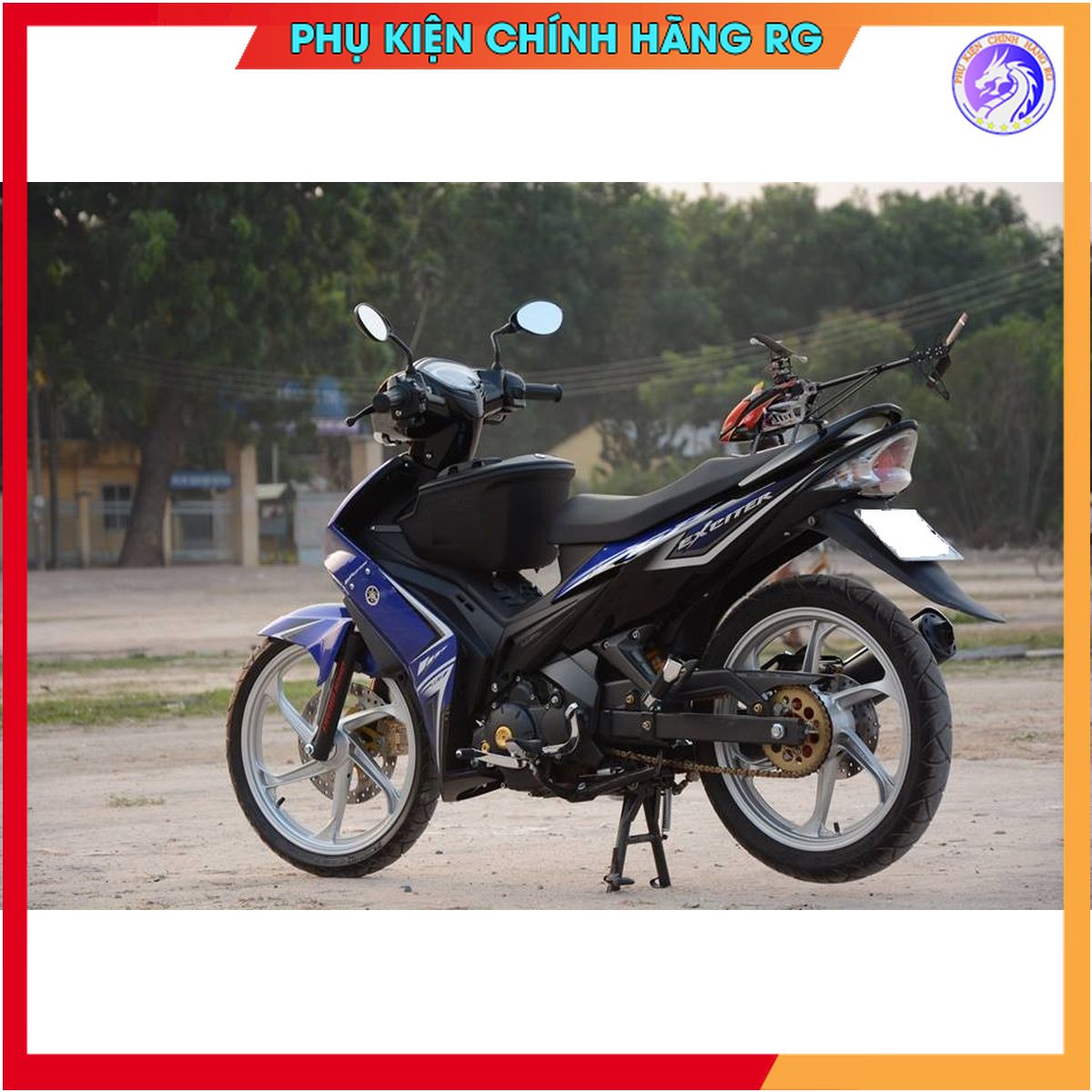 Combo thùng giữa givi chứa đồ kèm pat để gắn lắp cho ex 2010