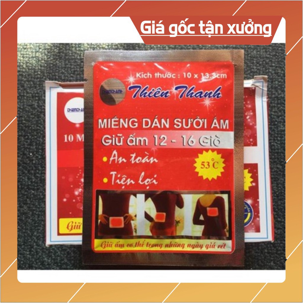Miếng Dán Giữ Nhiệt  Miếng Dán Sưởi Ấm Cơ Thể