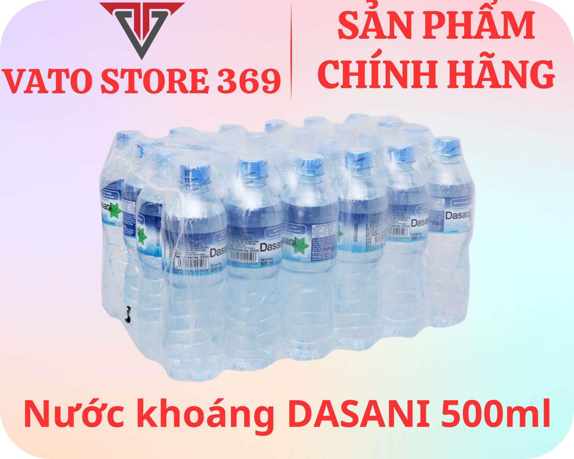 Nước uống bổ sung khoáng dasani chai 500ml