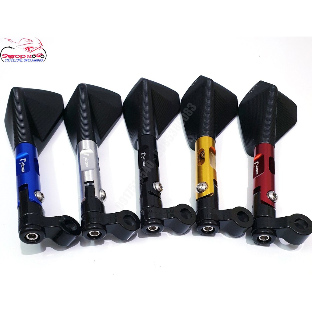 Gương Rizoma Cao Cấp 5 Cạnh Cá Tính (Giá 1 Cặp)
