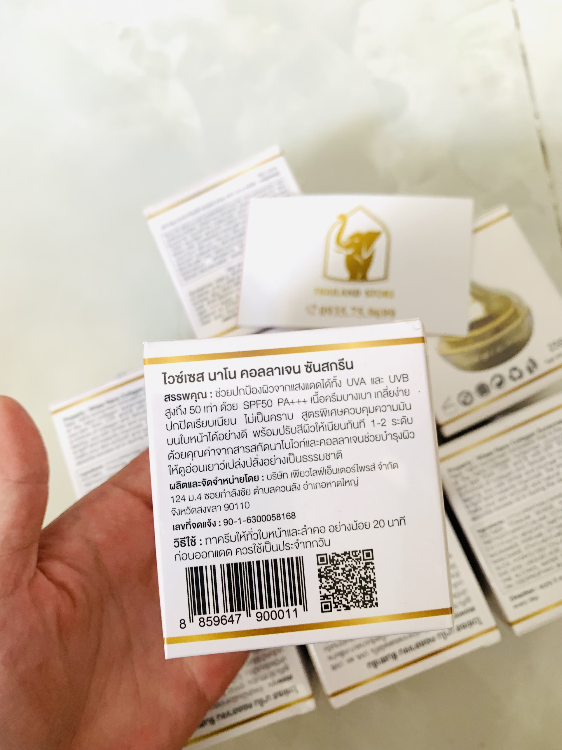 Kem chống nắng Wise Nano Collagen thái lan