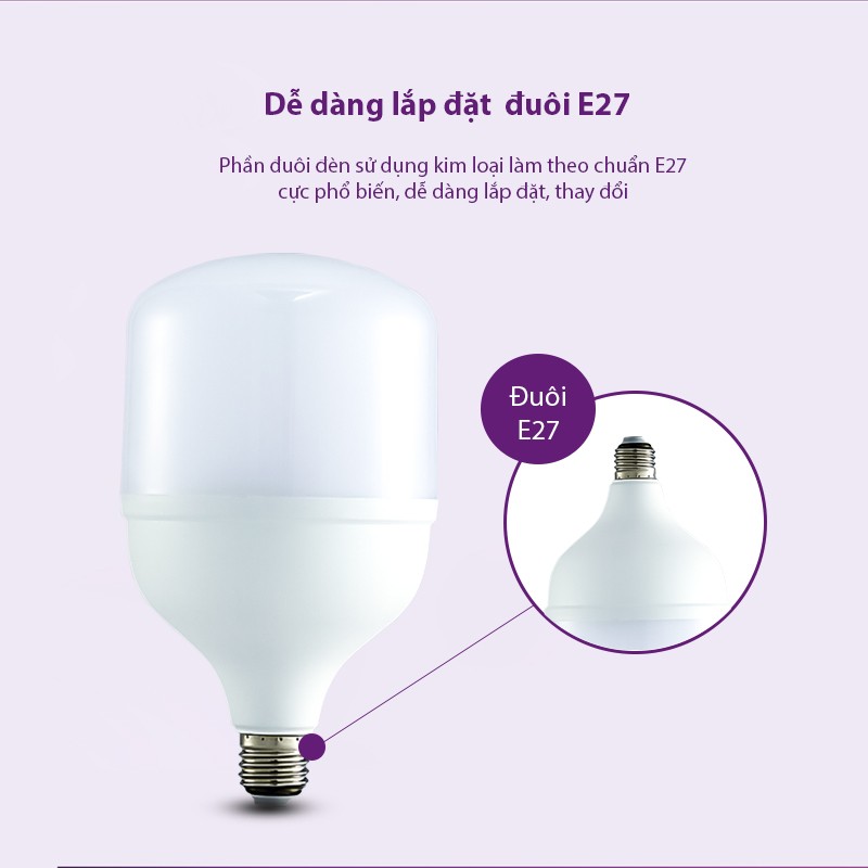Búp trụ led 5w siêu sáng