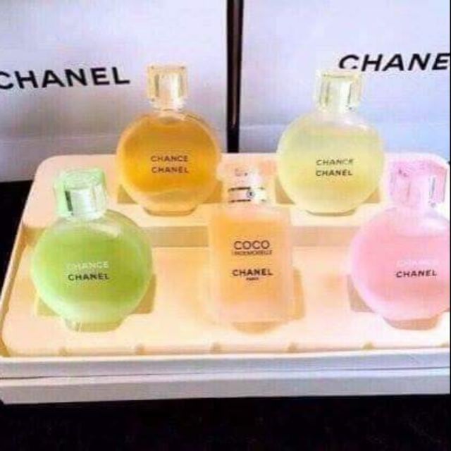 SÉT 5 CHAI NƯỚC HOA MINI