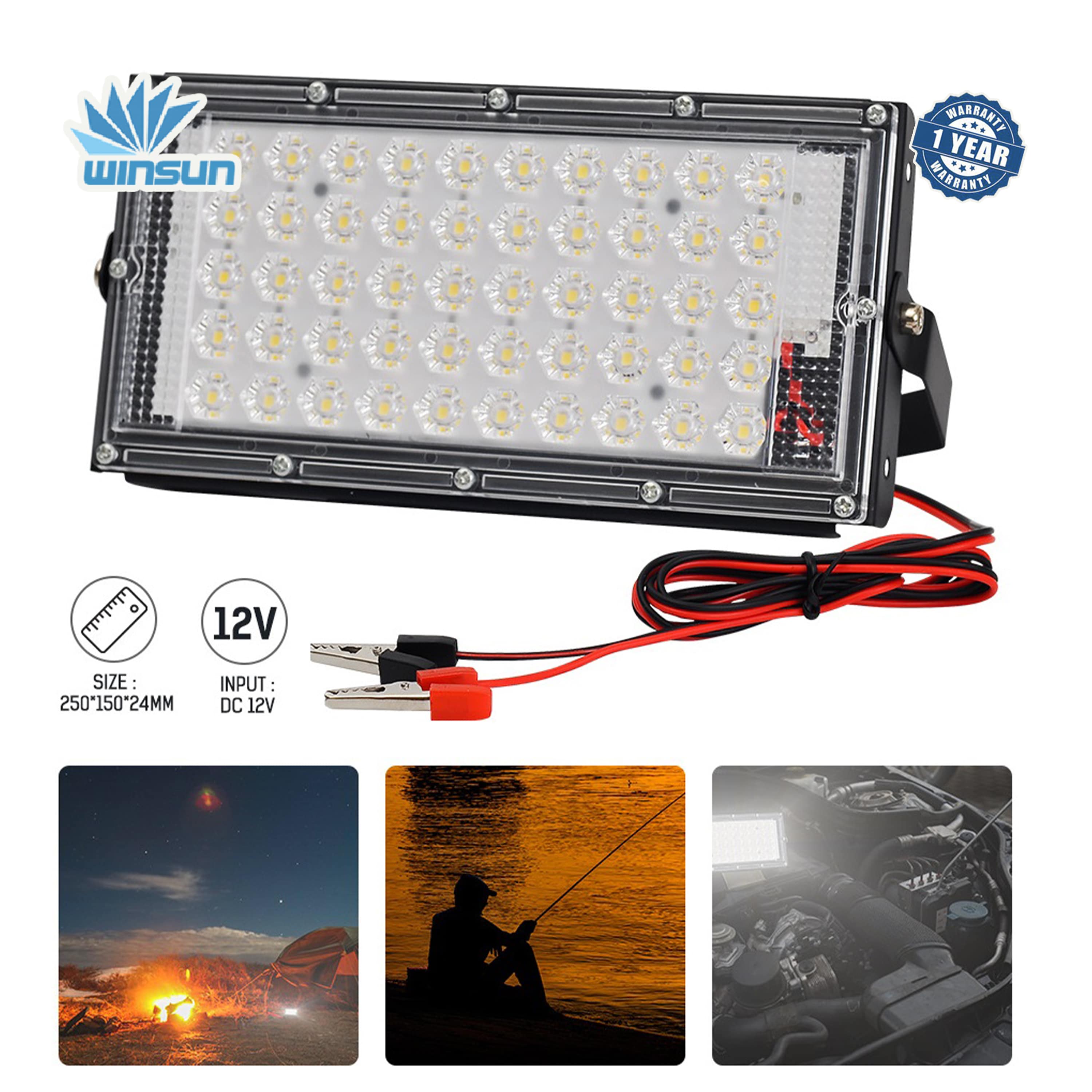 •••HCM••• Đèn Pha Led DC 12V