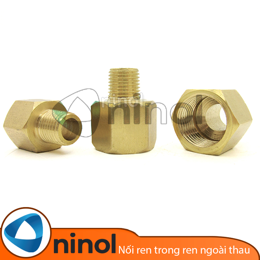 Nối ren ngoài ren trong thau