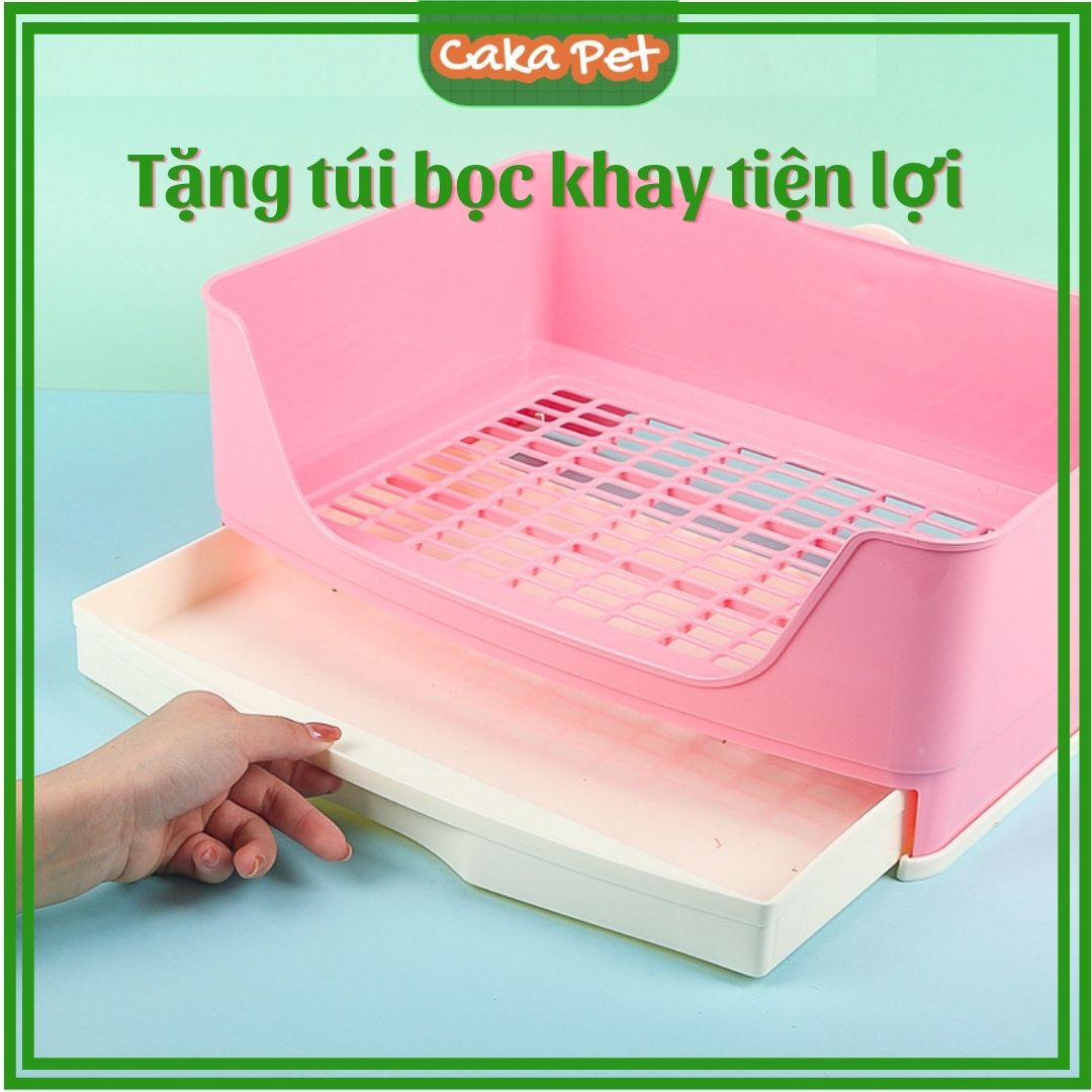 Khay vệ sinh cho thỏ, chuột lang (bọ ú) 🐹𝙏𝙝𝙚̂́ 𝙝𝙚̣̂ 𝙢𝙤̛́𝙞 - 𝙇𝙖𝙪 𝙧𝙪̛̉𝙖 𝙎𝙖̣𝙘𝙝 𝙝𝙤̛𝙣, 𝙉𝙝𝙖𝙣𝙝 𝙜𝙤̣𝙣 𝙝𝙤̛𝙣🐰