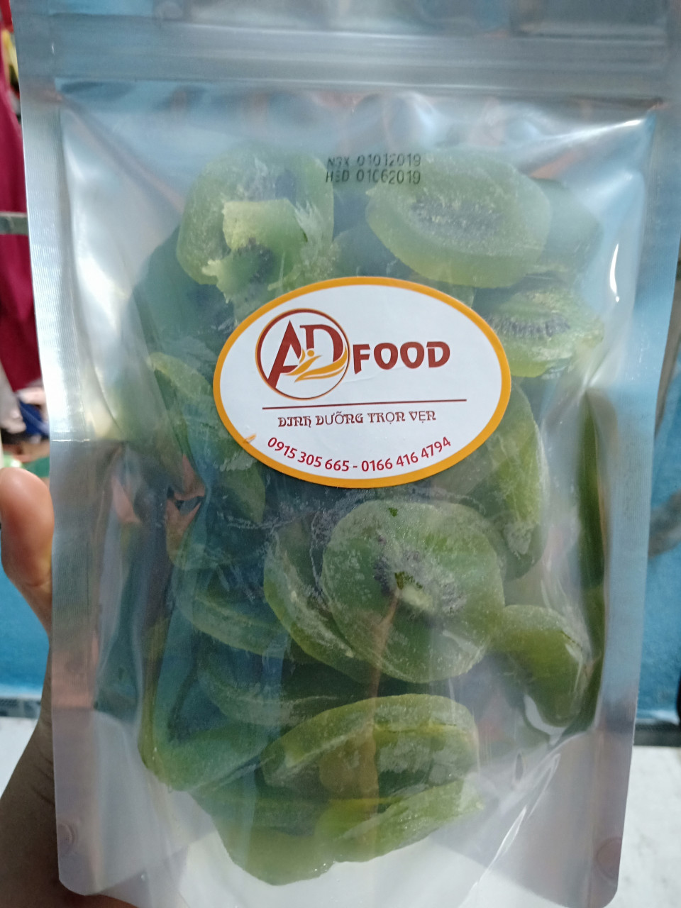 500g mứt kiwi chua ngọt