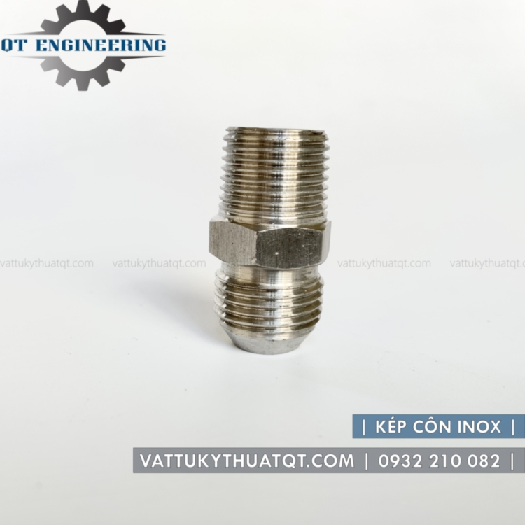 Kép Côn Inox 304 (Hệ Ren Mỹ) - DN15 (phi 21mm) - VATTUKYTHUATQT.COM