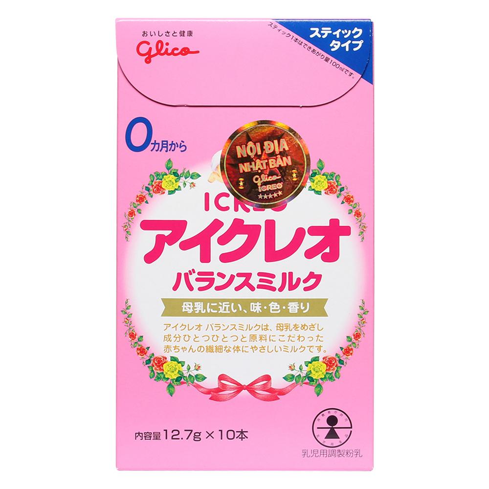 Glico Icreo số 0 dạng thanh (10 gói)