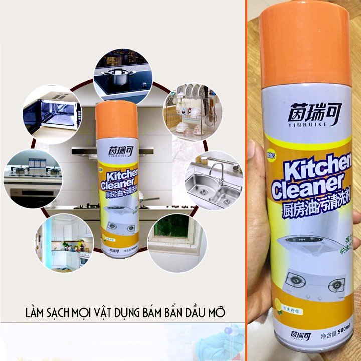 Chai xịt tẩy đa năng nhà bếp dạng bọt