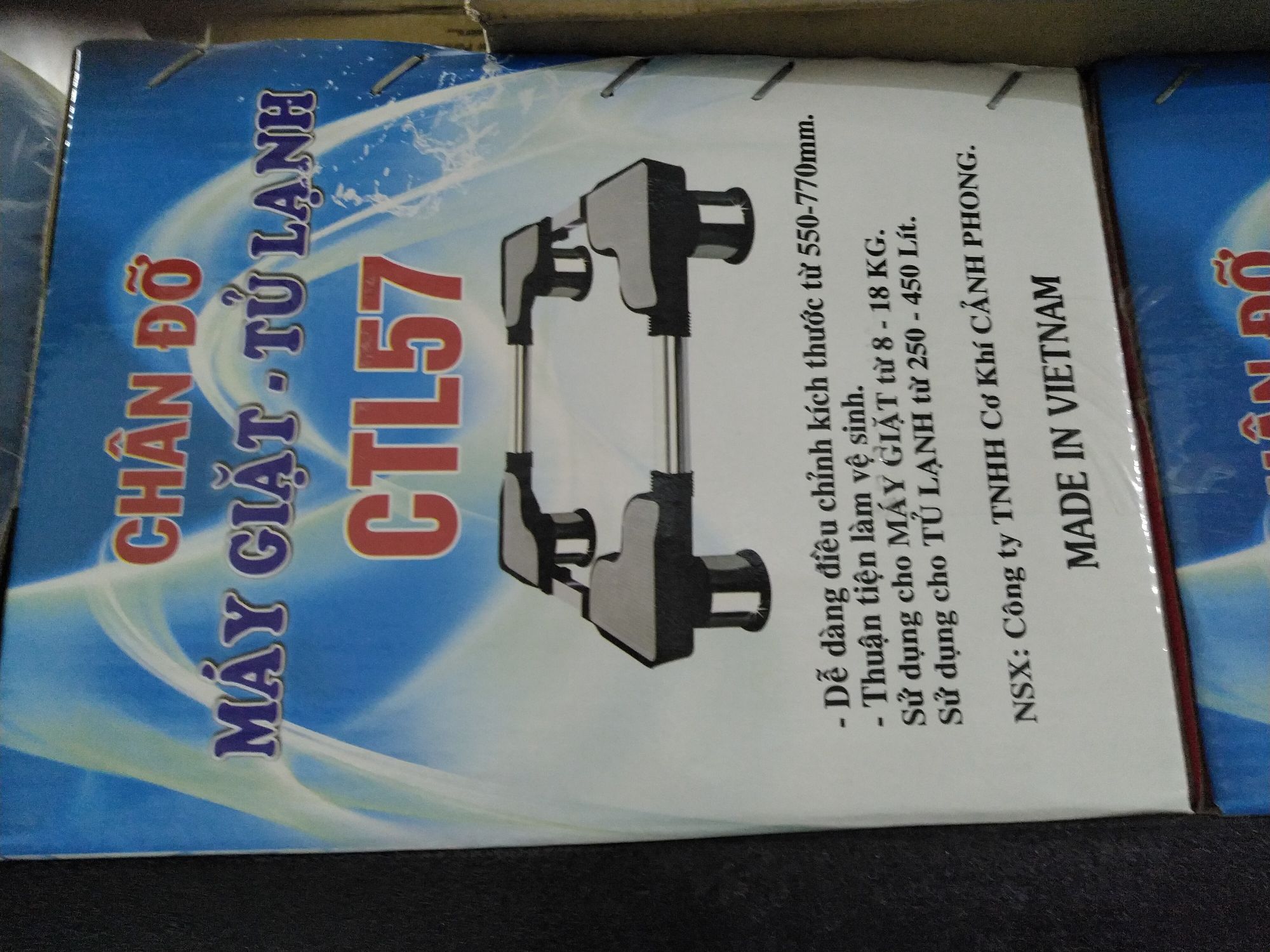 [HCM]chân đỡ tủ lạnh  máy giặt cỡ lớn CTL 57
