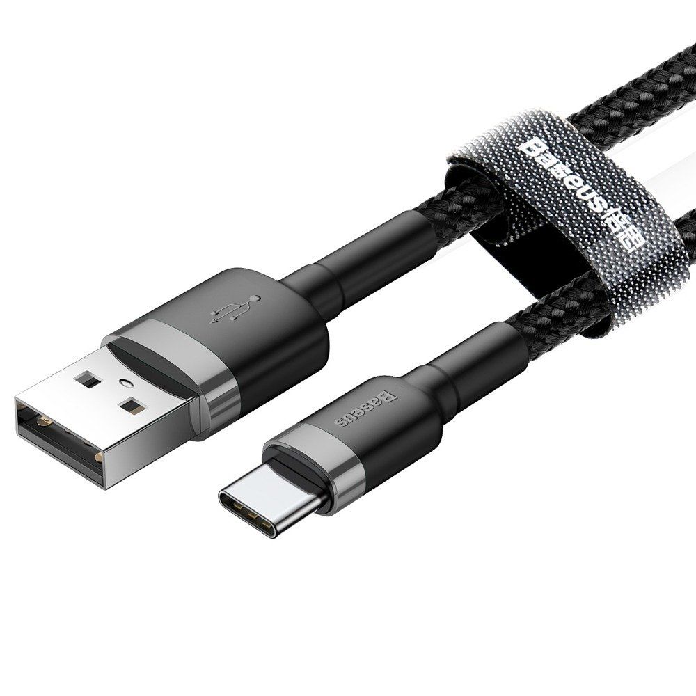 Cáp sạc nhanh chân typec Baseus Kevlar data cable USB for type-c 3A 1m CATKLF-BG1