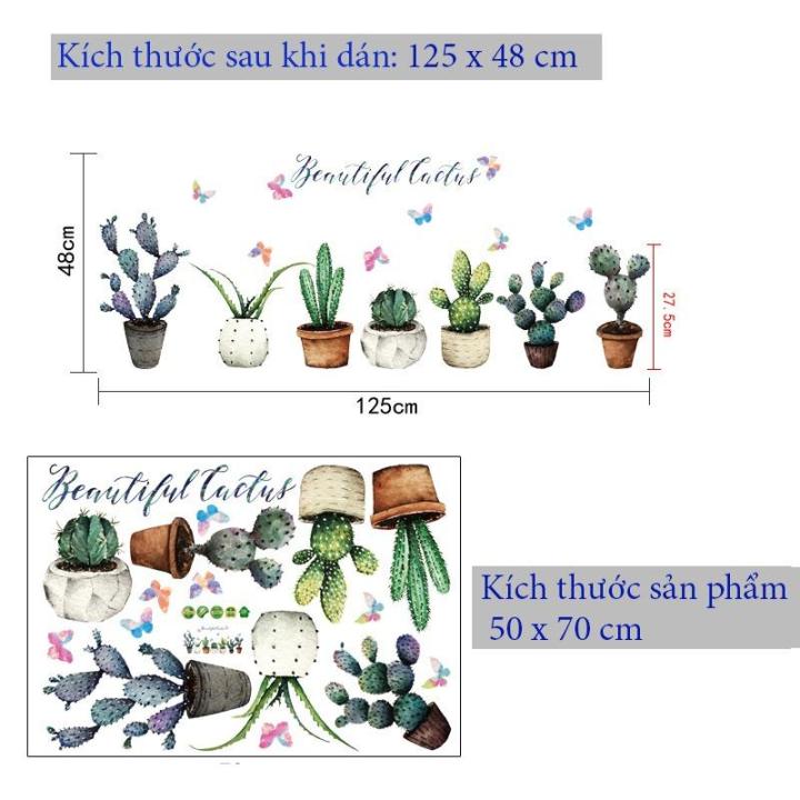 Decal dán tường - Green Art -SK7126