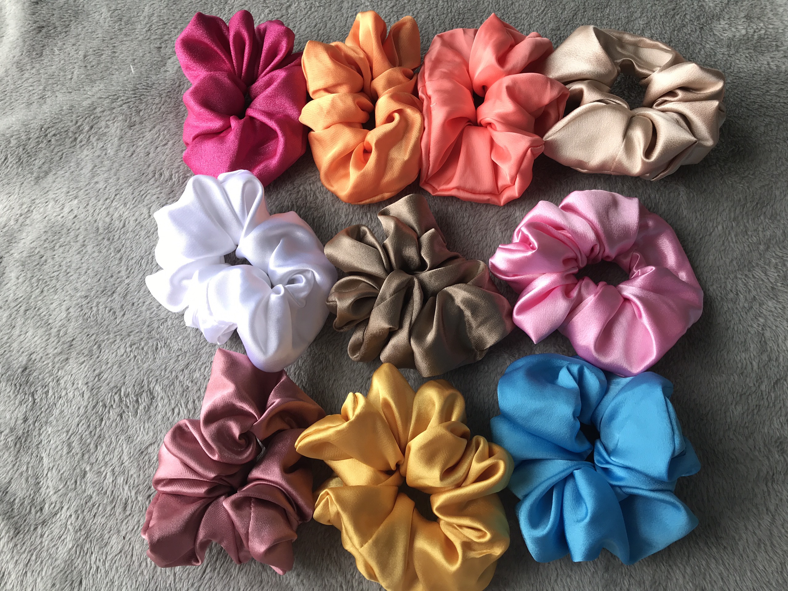 [HCM]Dây Cột Tóc Vải Scrunchies Voan Xinh Xắn
