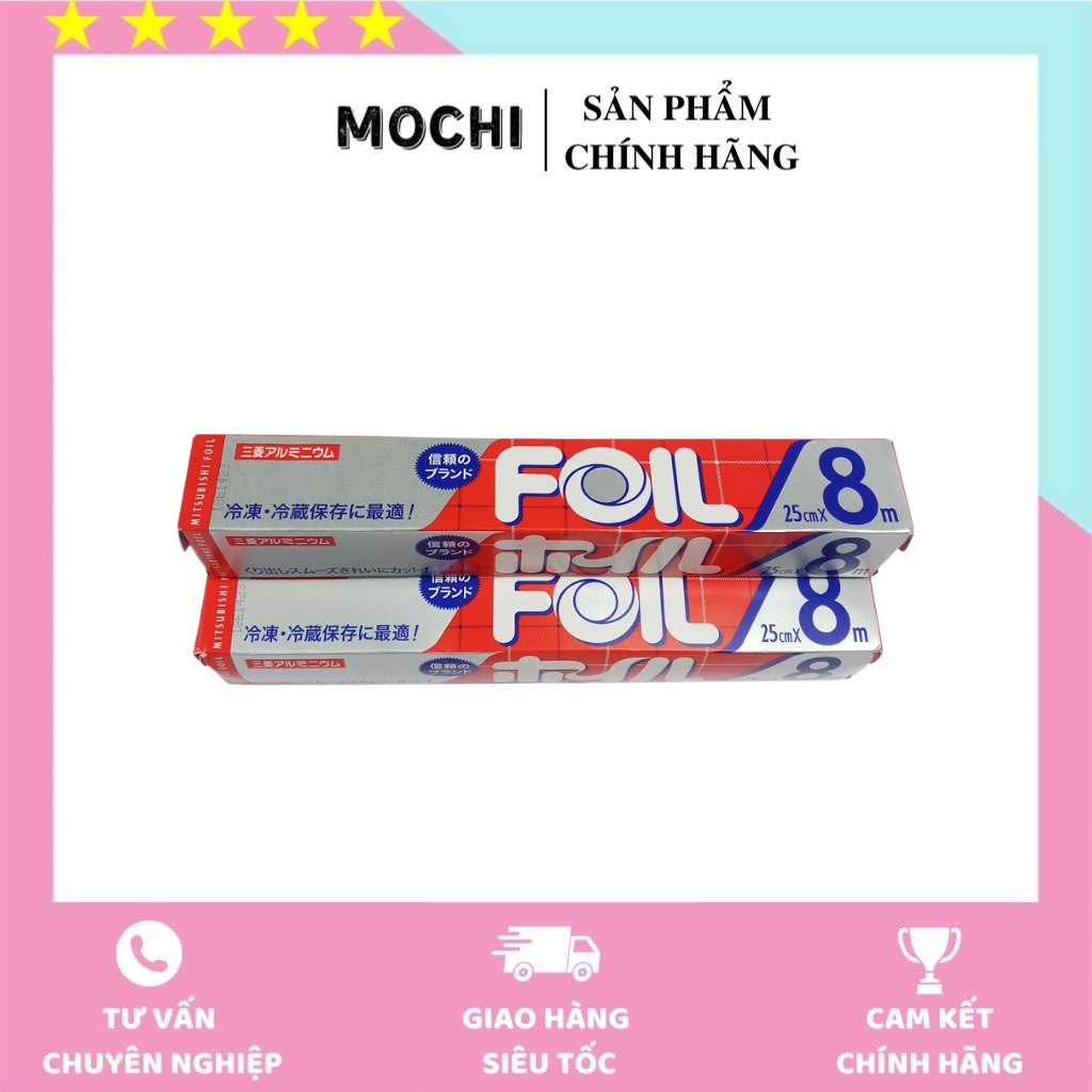 Màng nhôm bọc thực phẩm 25cm x 8m.
