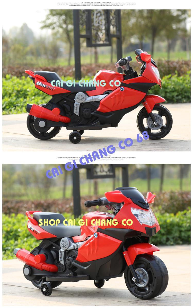Xe máy điện trẻ em kiểu dáng xe thể thao cực chất