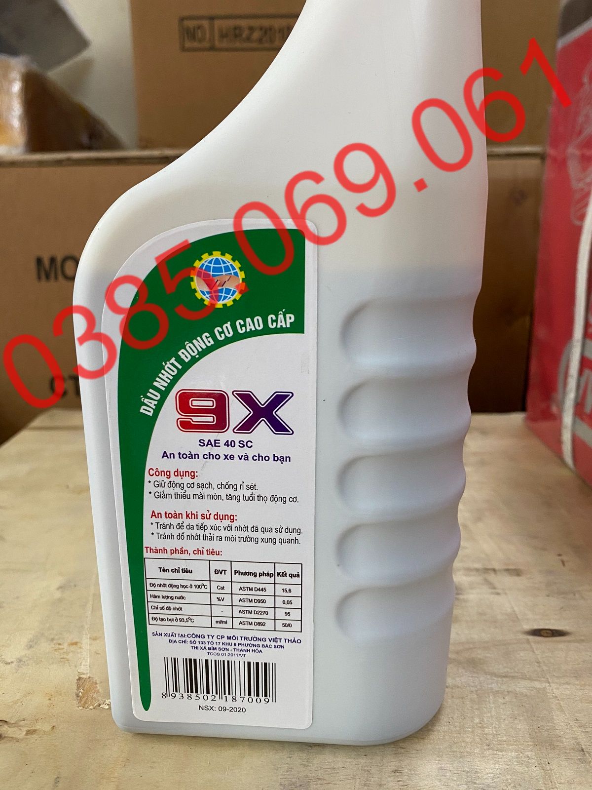 Nhớt 9X SAE40 SC
