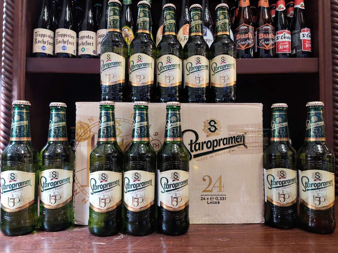 [HCM]Bia chai nhập khẩu Séc Staropramen 330ml