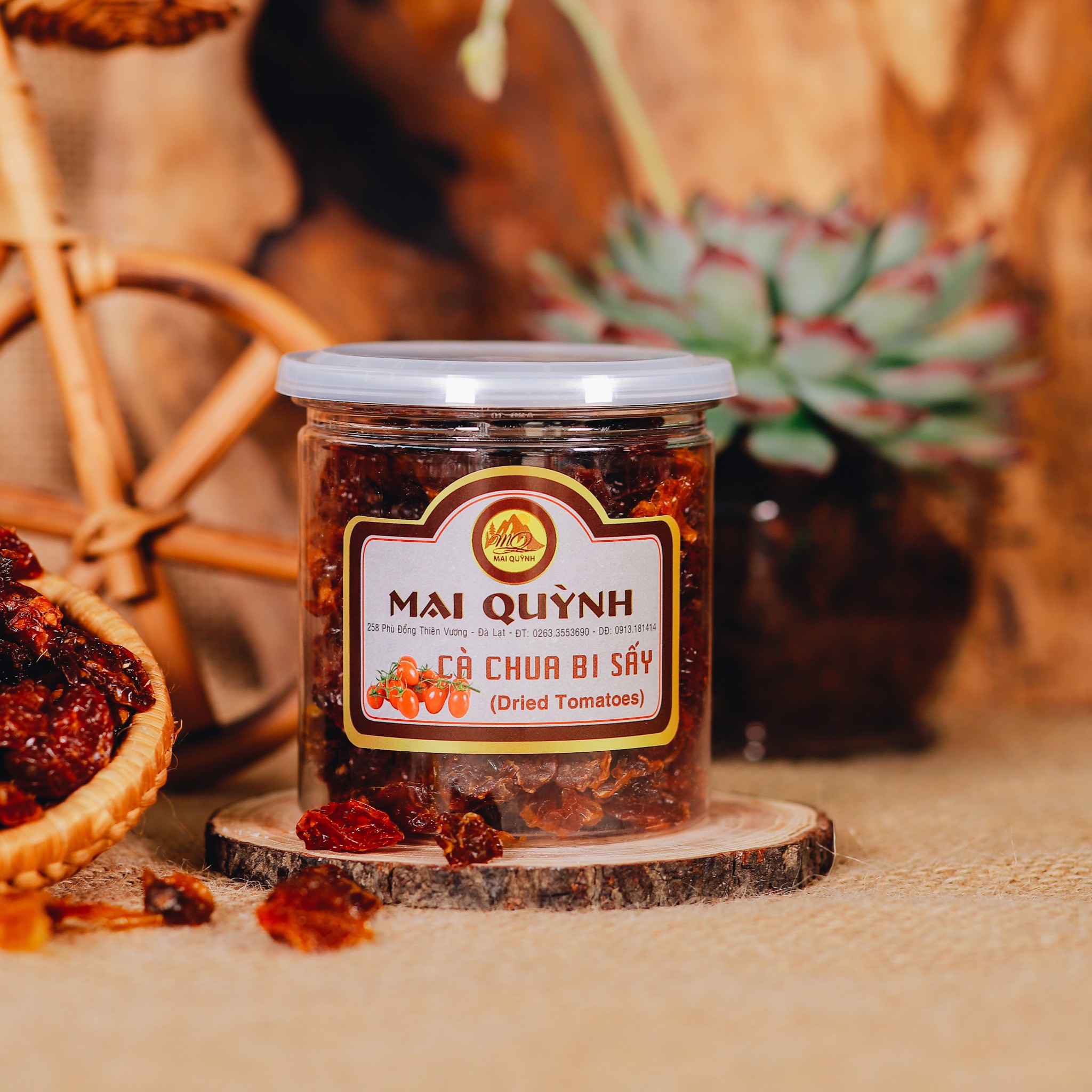 Cà chua cherry (hủ) sấy khô - dried cherry tomato