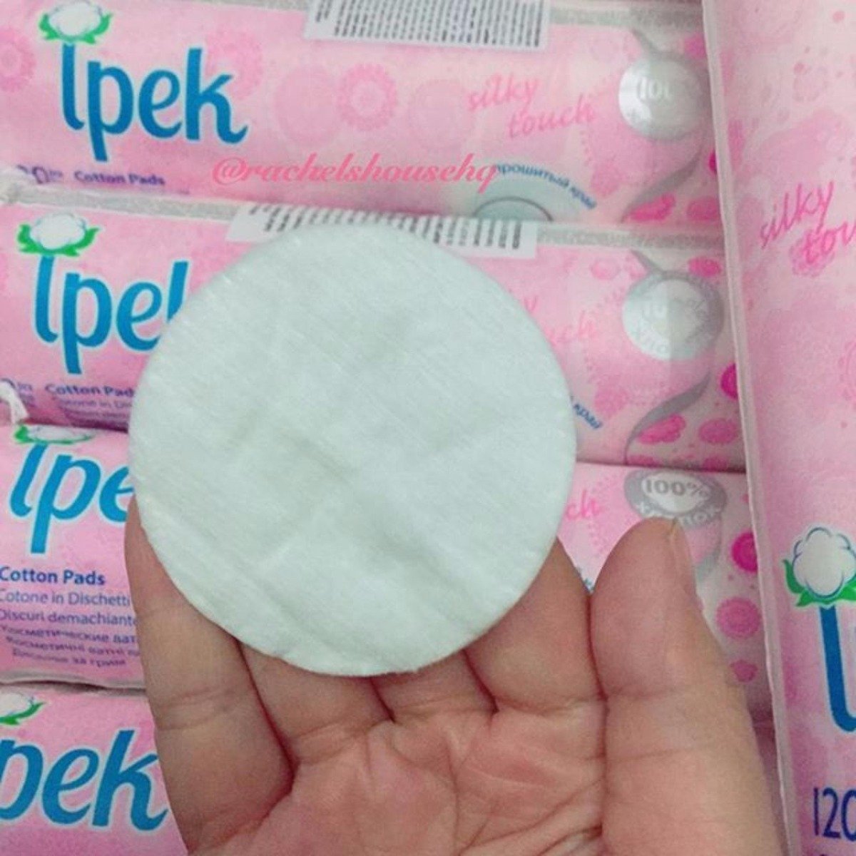 Bông tẩy trang cotton IPEK - 130 miếng