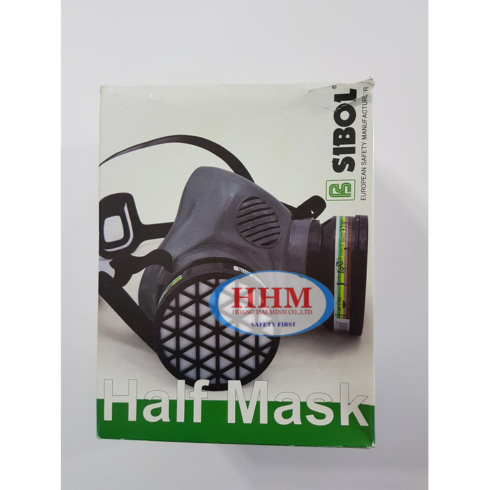 Mặt nạ phòng độc nửa mặt Sibol - 1 phin lọc