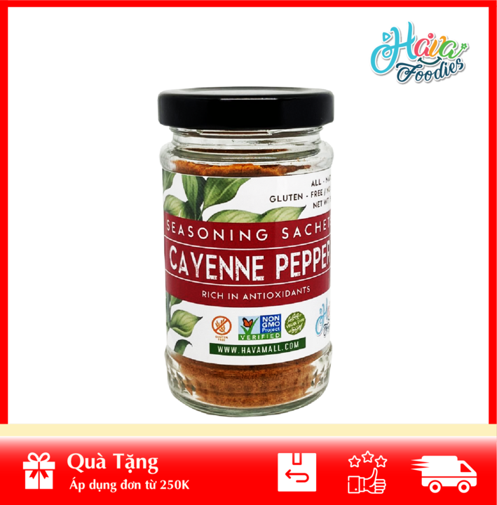 [HOÀN TIỀN MAX 10%][ HÀNG CÔNG TY NHẬP KHẨU ] Bột Ớt Lọ Thủy Tinh 50gr - Cayenne Pepper Powder