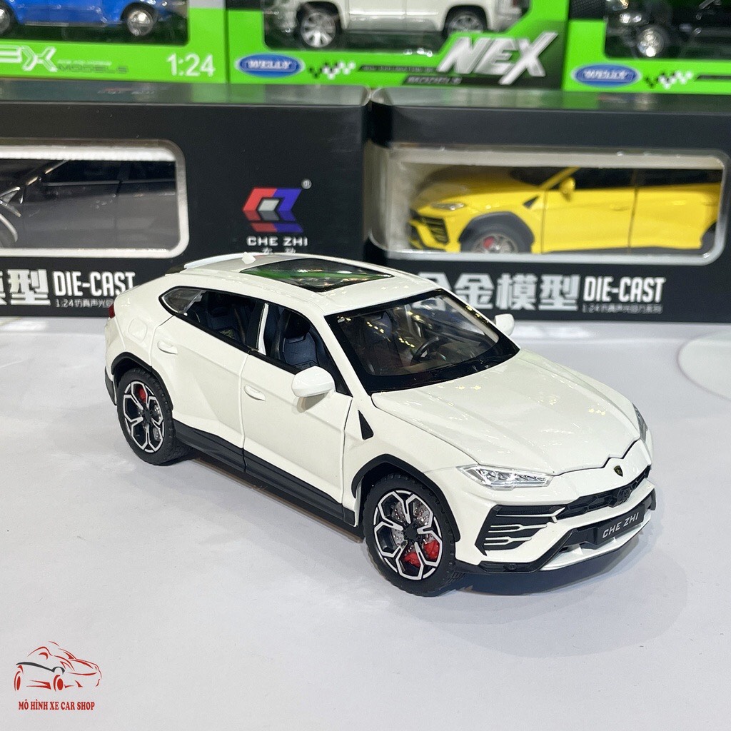 Mô hình xe sắt Lamborghini Urus tỉ lệ 1:24 hãng CHEZI 3 MÀU
