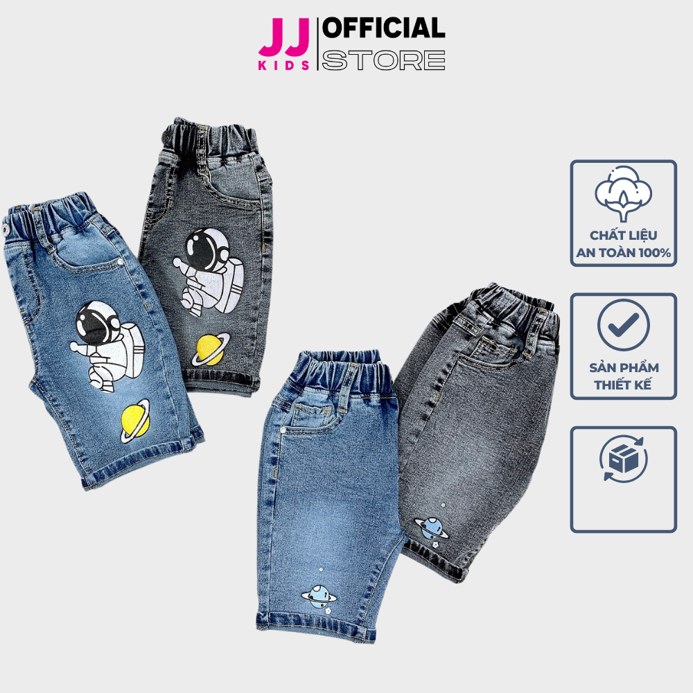 Quần jean bé trai,quần jean lững bé trai năng động thoải mái full size | FREESHIP MAX - JJ Kids Fashion