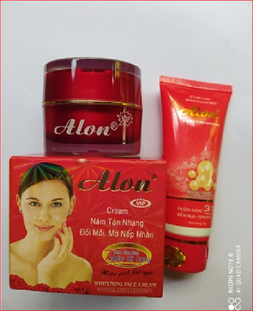 COMBO KEM ALON NÁM, TÀN NHANG, SỮA RỬA MẶT