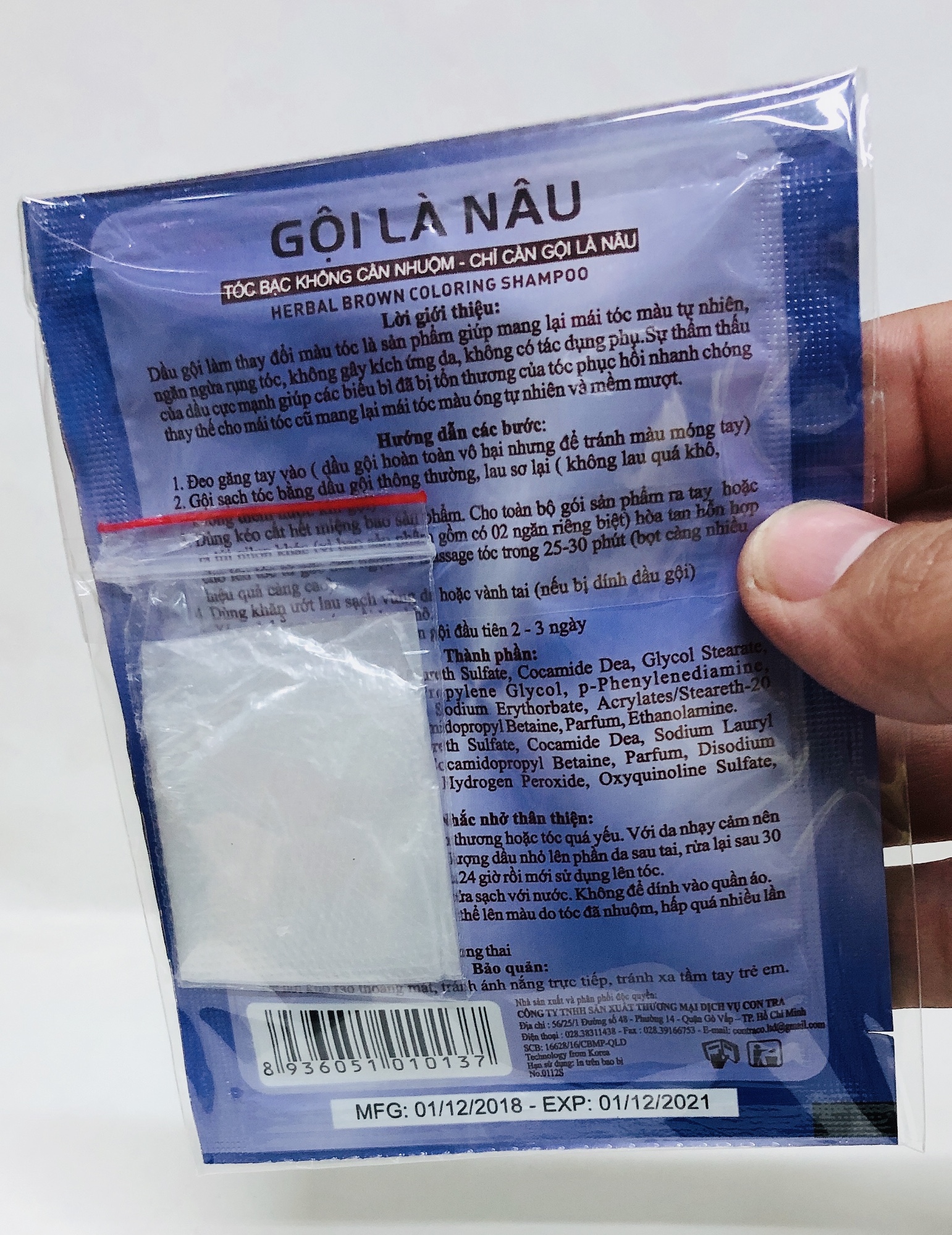 Gội Là Nâu Matrix Hộp 10 gói