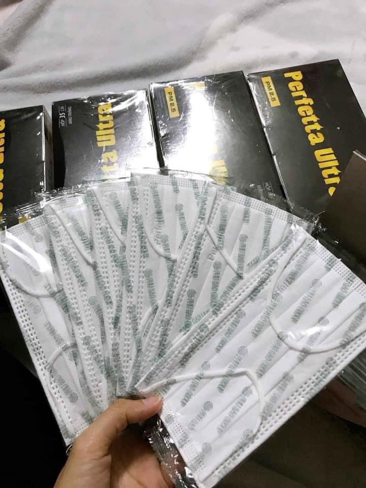 ❤️❤️❤️ Khẩu trang y tế Perfetta Ultra ( Mask for Adult) Hộp 35 cái