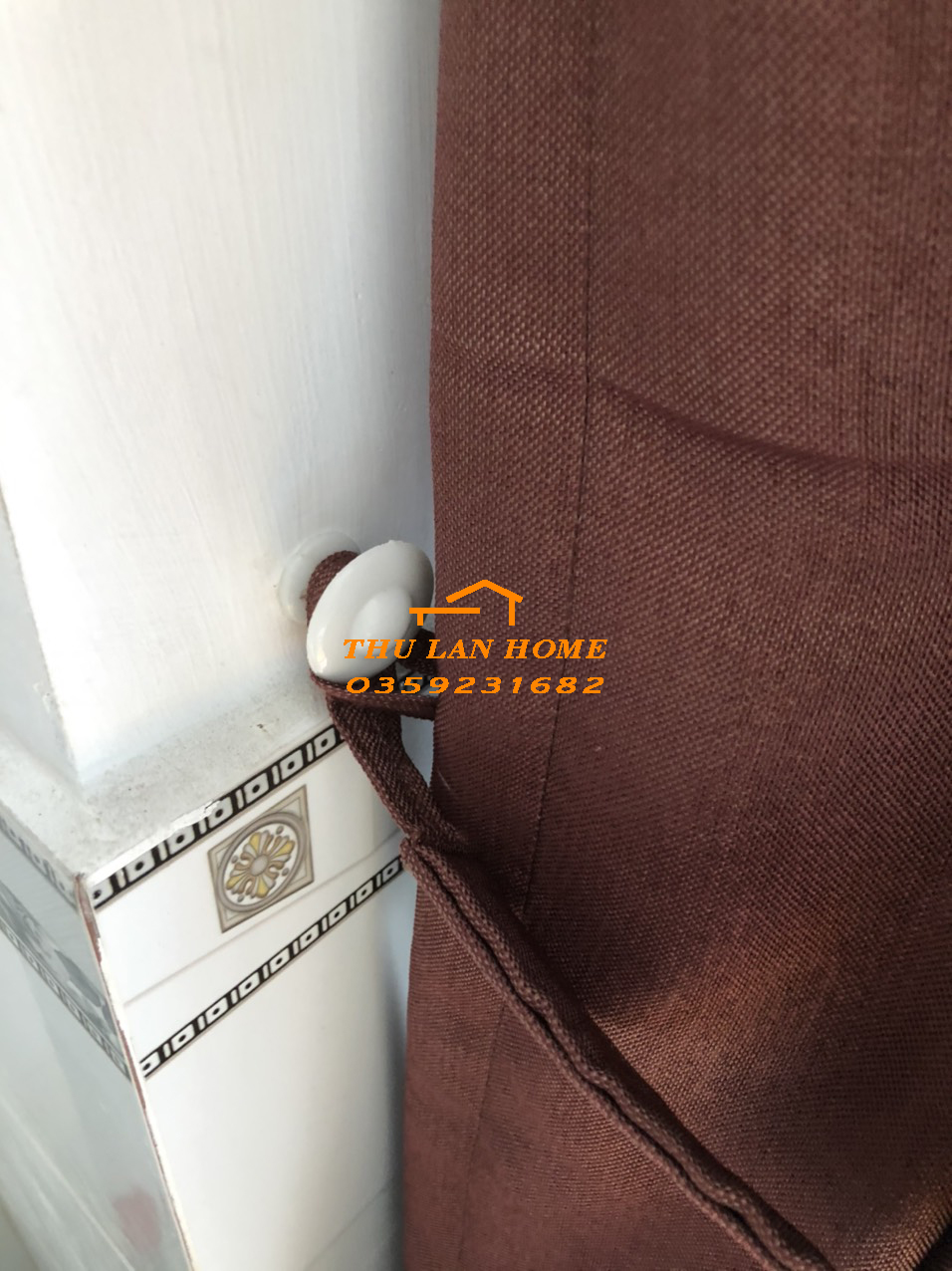 Combo PHỤ KIỆN LẮP ĐẶT RÈM CỬA ( trụ móc đỡ, đầu bịt thanh, núm treo dây cột)