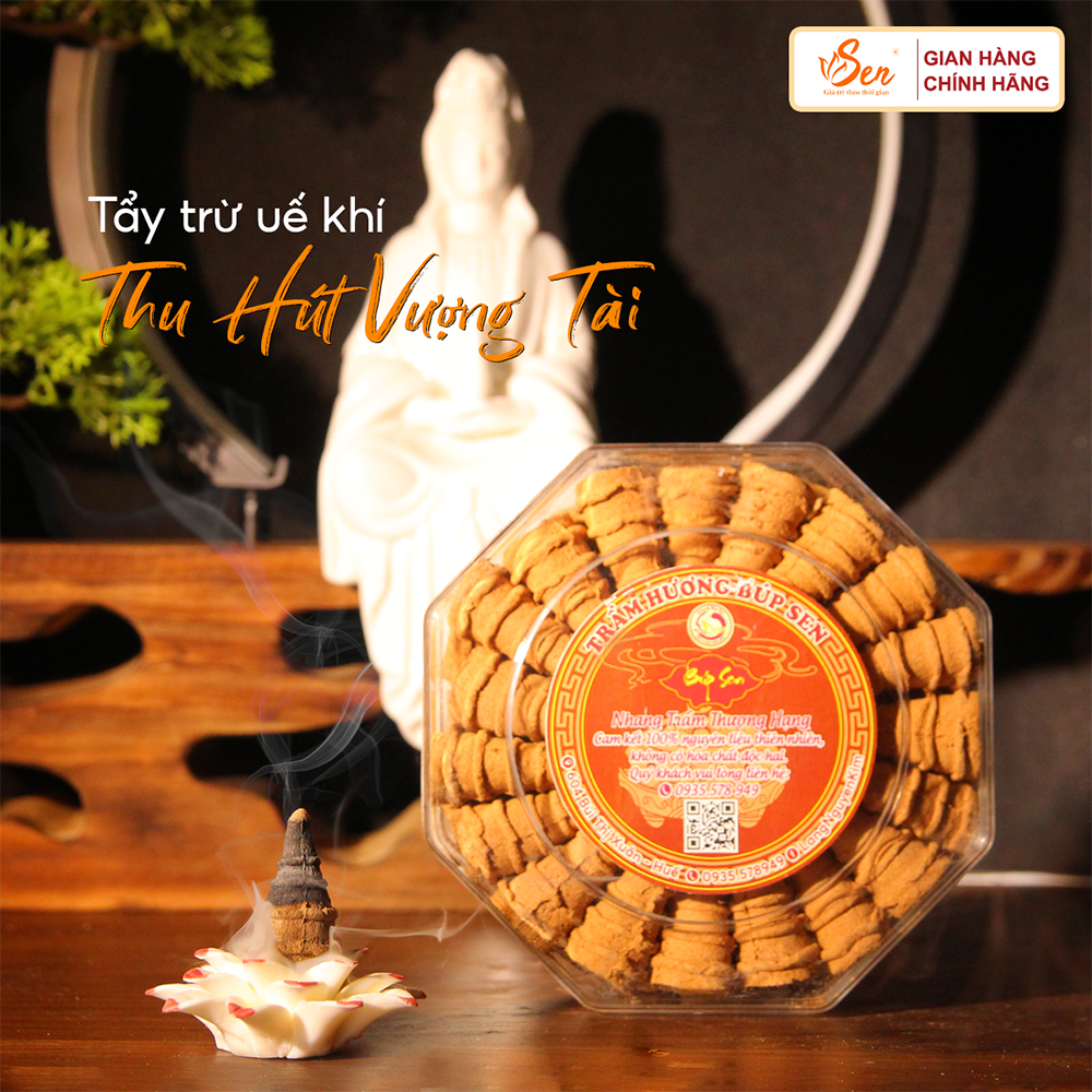 Nụ Trầm Hương Thượng Hạng - Nụ Trầm Sạch [Trầm Hương Búp Sen]