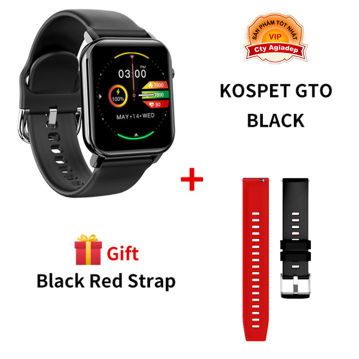 Đồng hồ thông minh chống nước 15 ngày pin ios android app KOSPET GTO