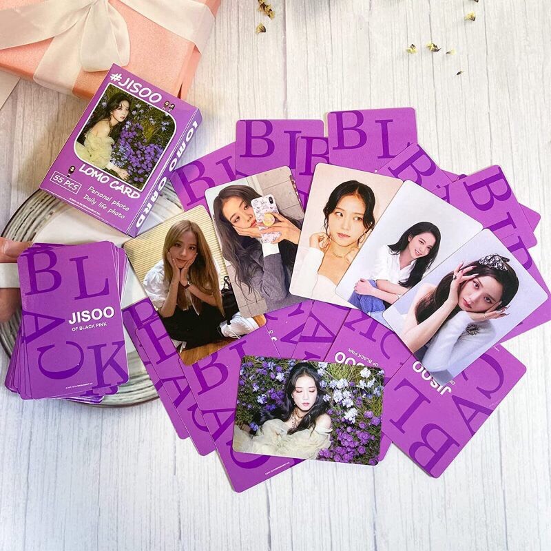 Set 55 lomo card Blackpink Jisoo Mẫu 2