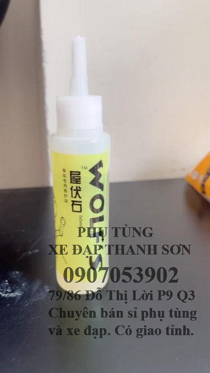 Dầu tra xích xe đạp thể thao