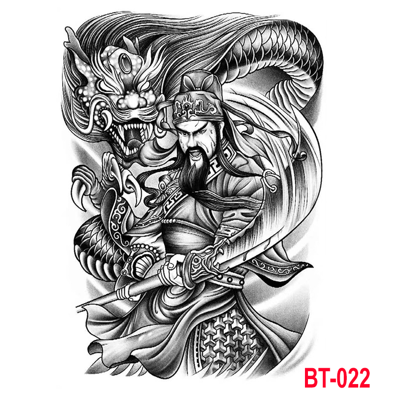 Hình Xăm Dán Tattoo Kín Tay Cá Tính TQB229 bán tại Hồ Chí Minh